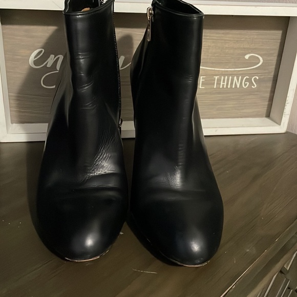 COACH - Heeled Leather Ankle Boots - Size 39 - Picture 2 of 10